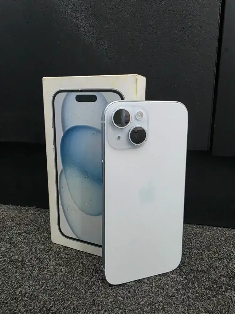 Iphone 15 128 ibox bh 100% baru 2bln pakai