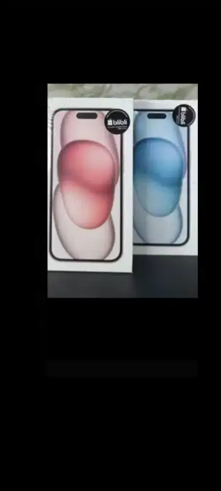 iPhone 15 blue biru BNIB garansi resmi tAm ibox