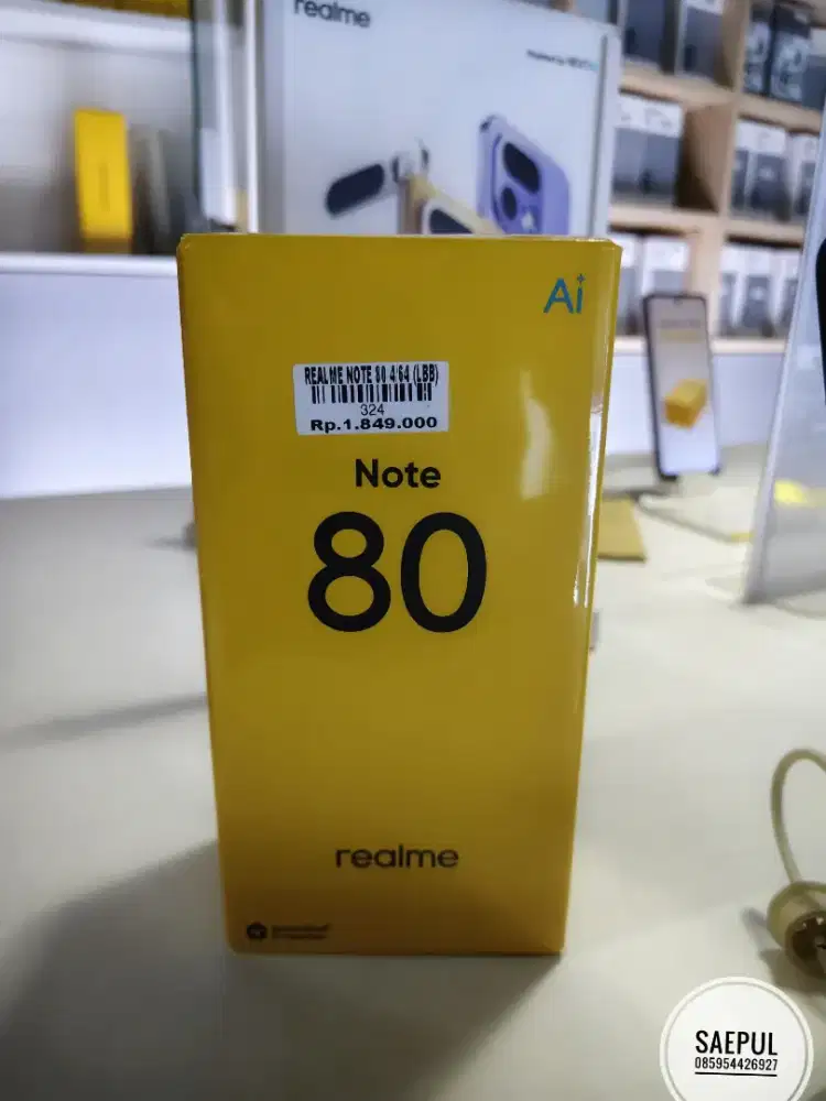 Baru realme note 80 4/64