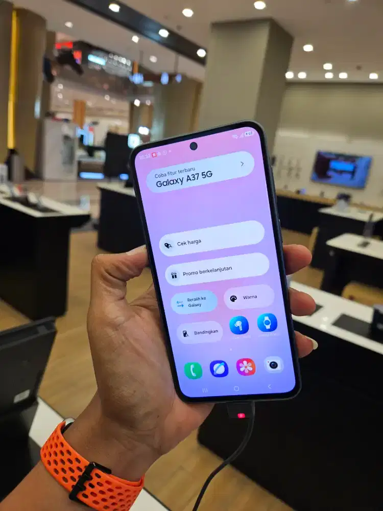 SAMSUNG A37 BONUS BUDS CORE ATAU CHARGER ORIGINAL 45 WATT