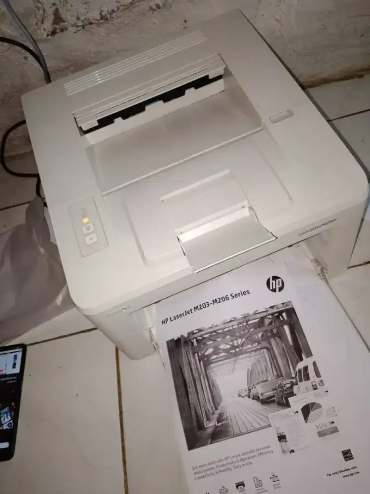 Jual printer laserjet PRO m203dm kondisi masih hidup .