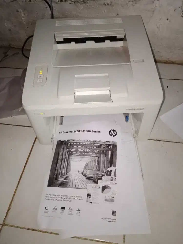 Jual mesin printer laserjet PRO m203dm kondisi masih hidup