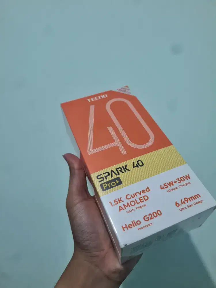 Tecno Spark 40 pro+ 8/256 new || Tecno Spark 40 pro plus