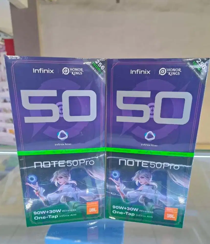 INFINIX NOTE 50 PRO 8/256GB GARANSI RESMI NEW (SEGEL ORI)