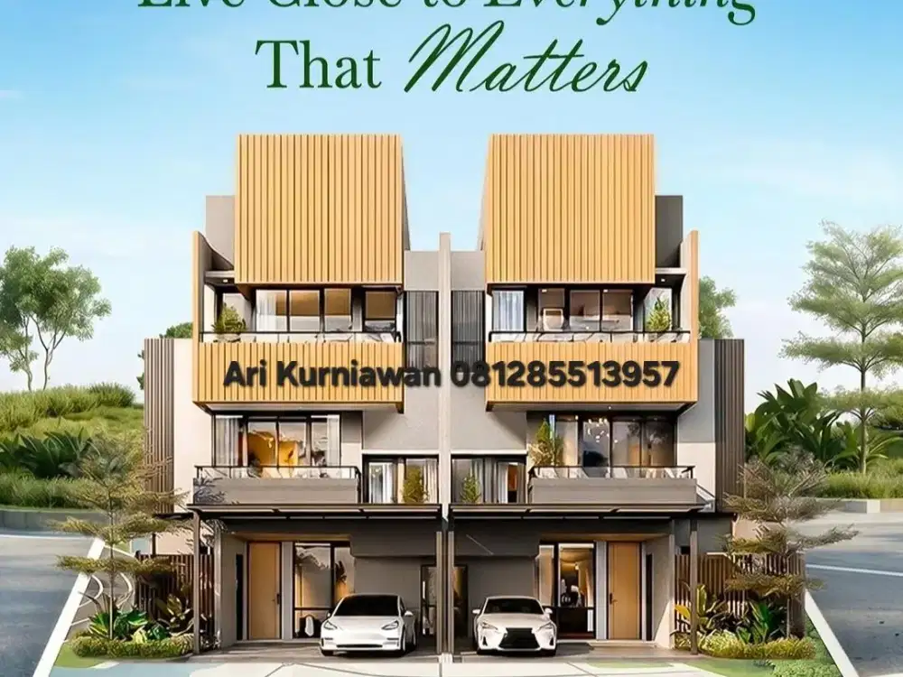 CASTILO AT TERRAVIA BSD CITY RUMAH PREMIUM TERMURAH DI BSD CITY! 6,5X12 2LANTAI 1,9MAN