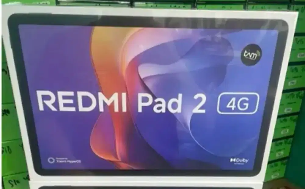 Tablet Xiaomi redmi pad 2 4G ram 6gb SIM card sinyal 4G LTE
