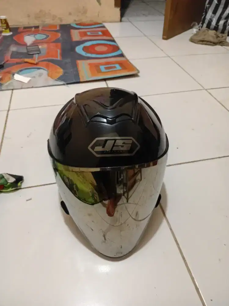 Helm JS armor hitam