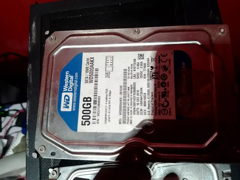 Jual hdd pc 3.5 wd 500GB