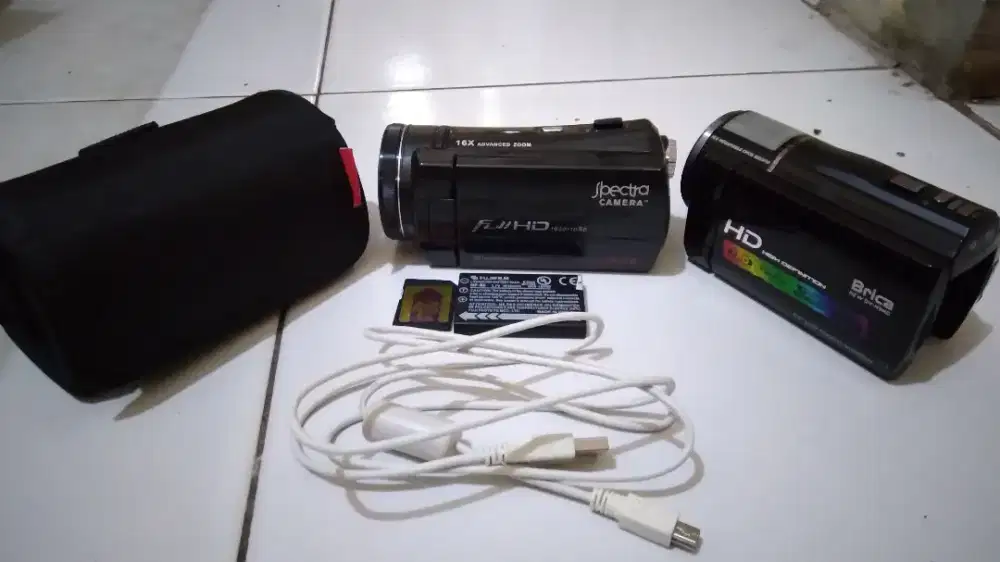 Jual camcorder handycam spectra dx 10 full hd dan brica dv h9 hd medan