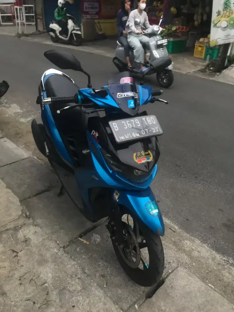 Yamaha soul gt 115 tahun 2012 warna biru