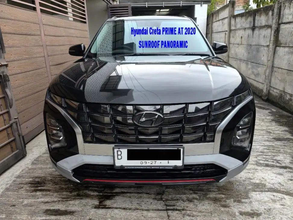Hyundai Creta 1.5 Prime AT Matic 2022 Hitam Interior Black Brown
