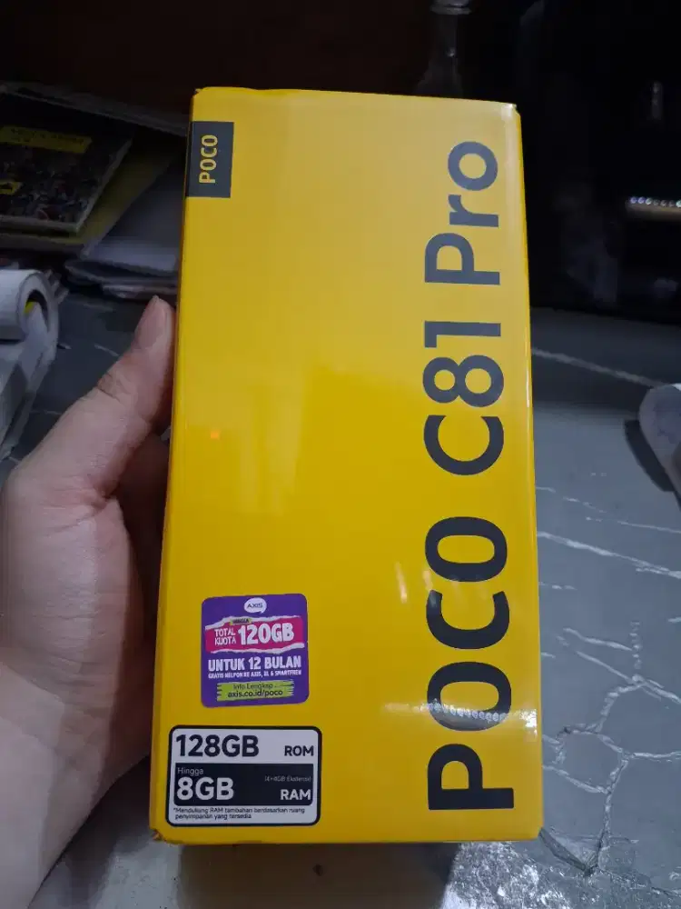 poco c81pro 4+4/128gb BARU SEGEL garansi resmi