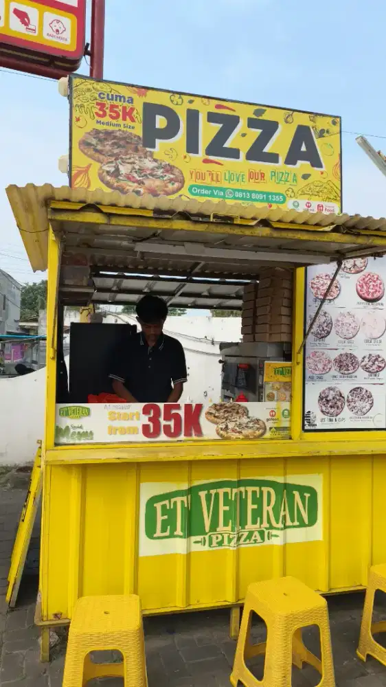 Loker pedagang Pizza Gerobag kaki Lima