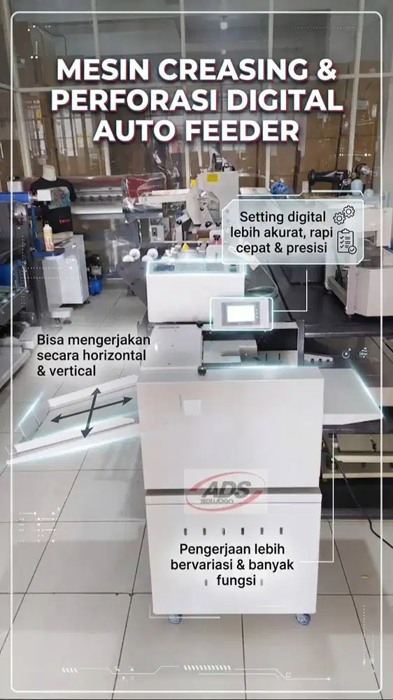 MESIN CREASING & PERFORASI DIGITAL AUTO FEEDER OTOMATIS TIPE TERBARU