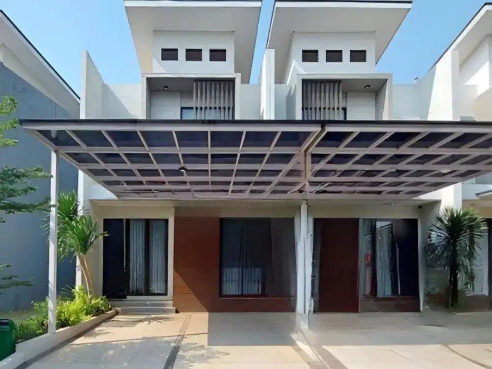 Disewakan rumah murah bagus cantik 2lantai di Cluster Shinano Jakarta Garden City Jakarta Timur siaphuni minimalis modern