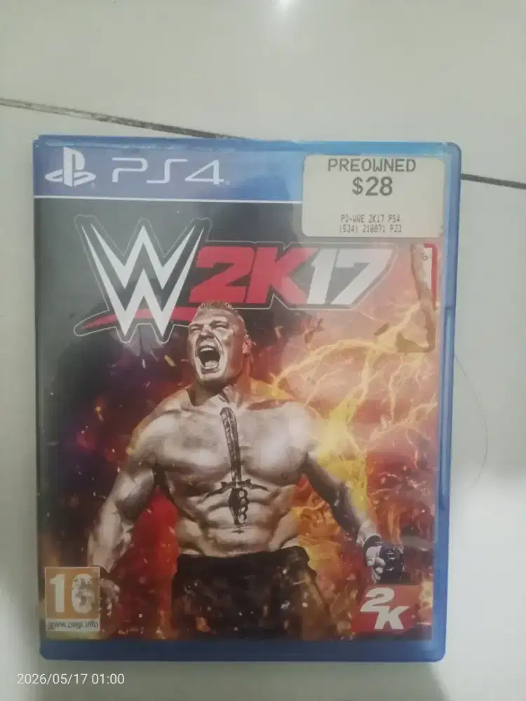 WW 2K 17 for PS4