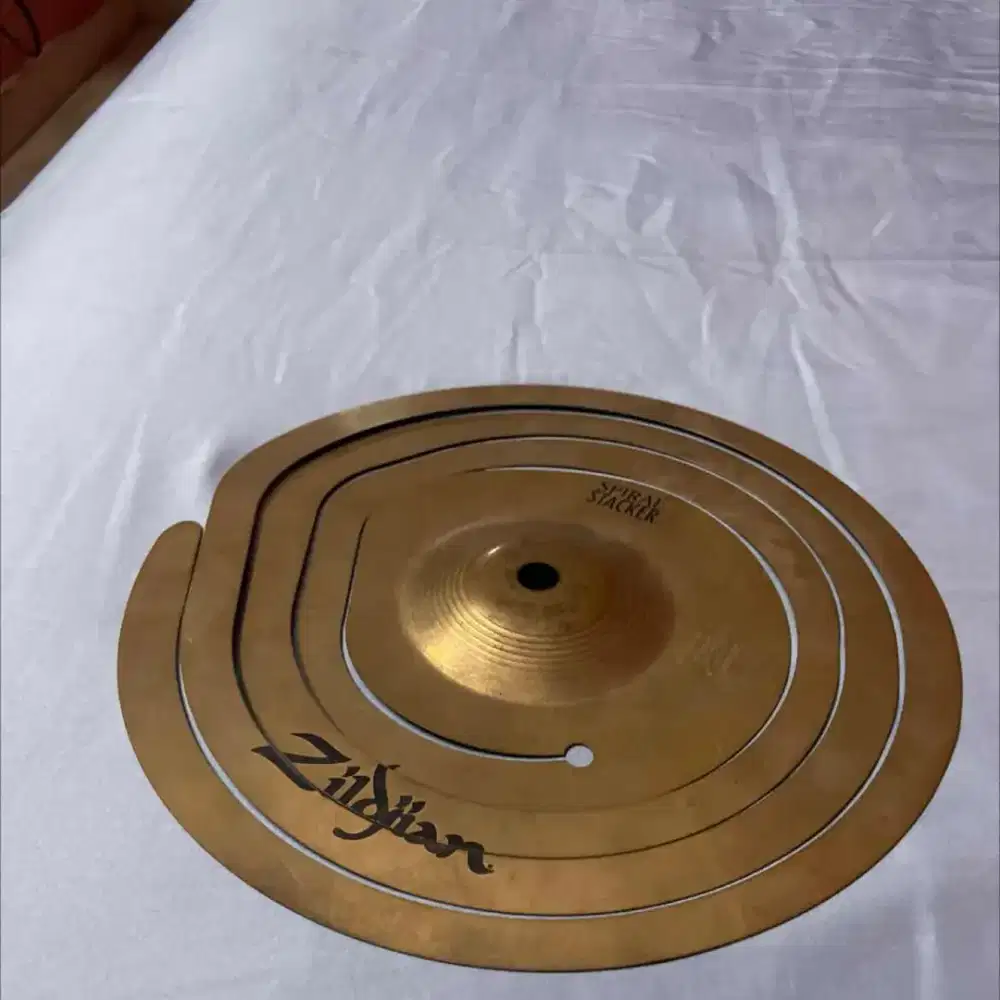 CYMBAL SPIRAL ZILDJIAN 12 SECOND ISTIMEWA BERSIH TERAWAT