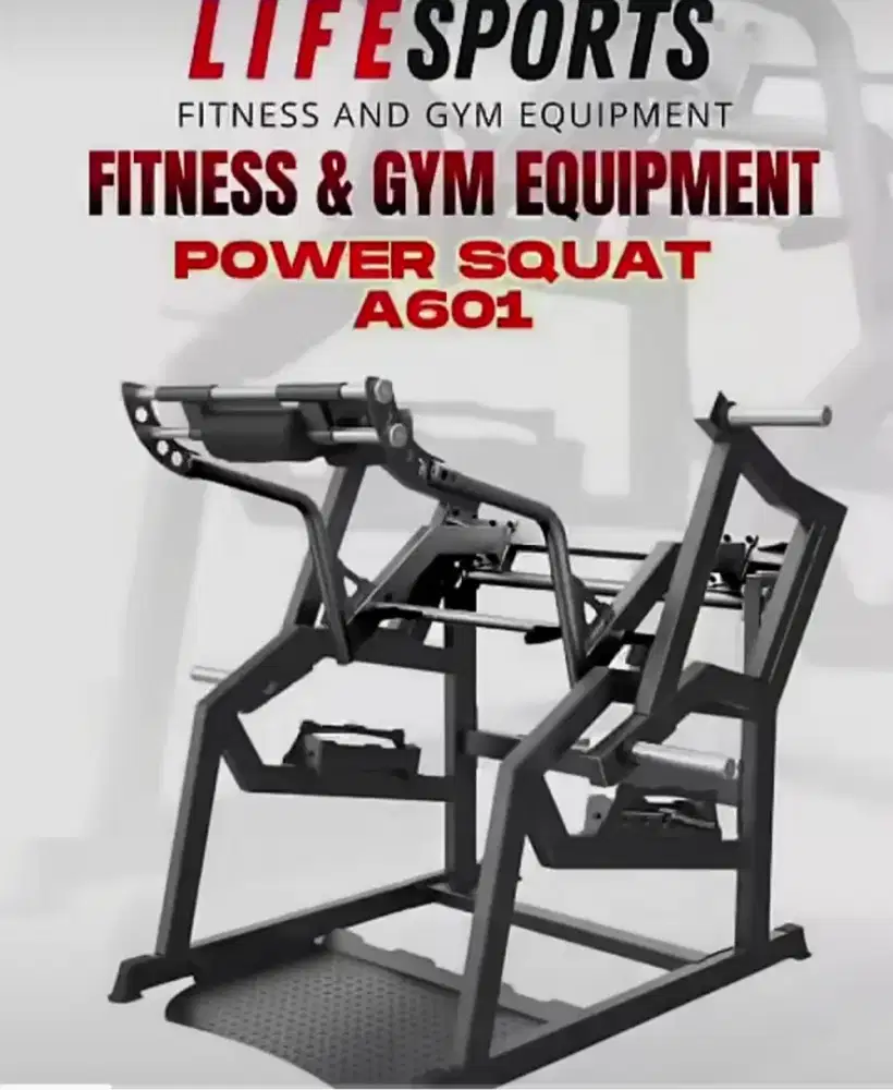 Lifesports Gym Fitness Power Squat Machine Strength Series