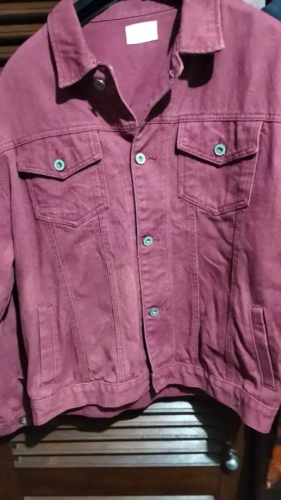 JACKET JEANS KONDISI BARU UKURAN XL