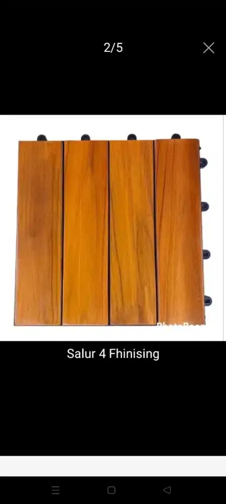 Decking tile lantai kayu 30x30