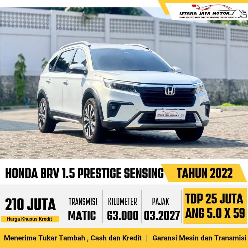 HONDA BR-V PRESTIGE SENSING AT 2022