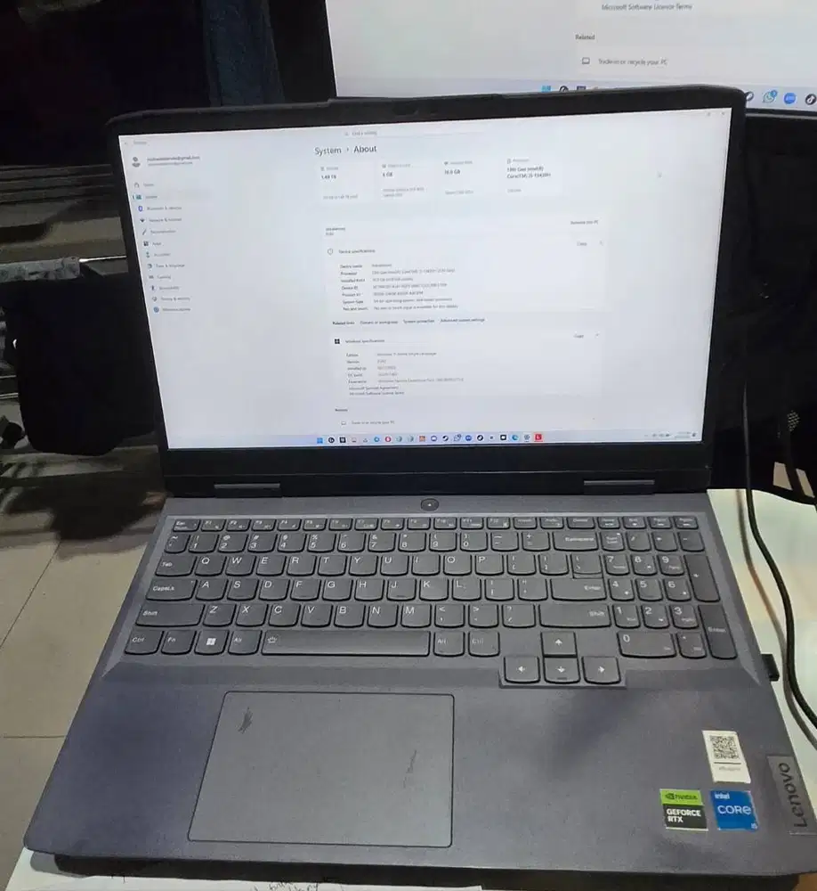 Di jual Lenovo LOQ 15IRH8
