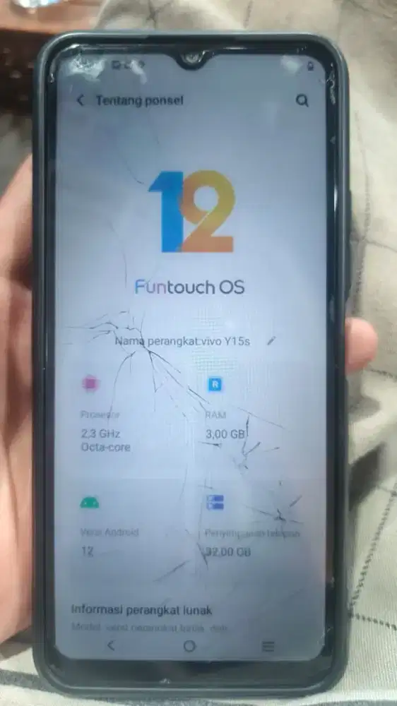 Vivo Y15s ram 3/32gb