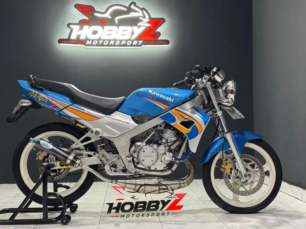 Ninja 150R/ninja 150j-R asli biru 2002 modif istimewa mantap