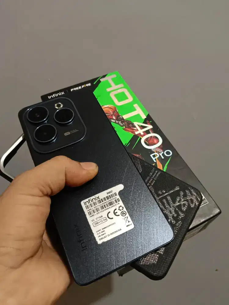 jualin infinix hot40pro ram12/256 fullset