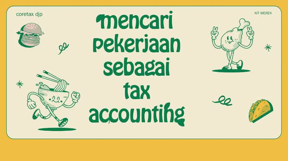 mencari pekerjaan sebagai tax accounting