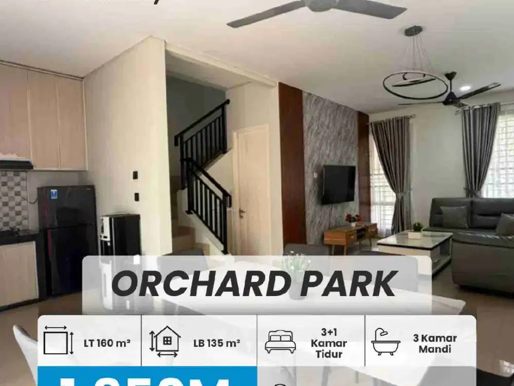 DIJUAL RUMAH ELIT ORCHARD PARK, CLUSTER CARICA, BATAM CENTER