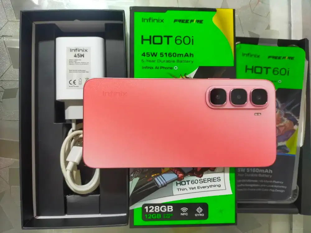 Infinix Hot 60i Nfc Ram 6/128 Second Resmi