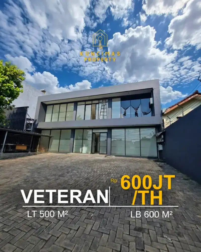 Disewaka  Bangunan Komersil di Jl. Rc. Veteran Raya Jakarta Selatan