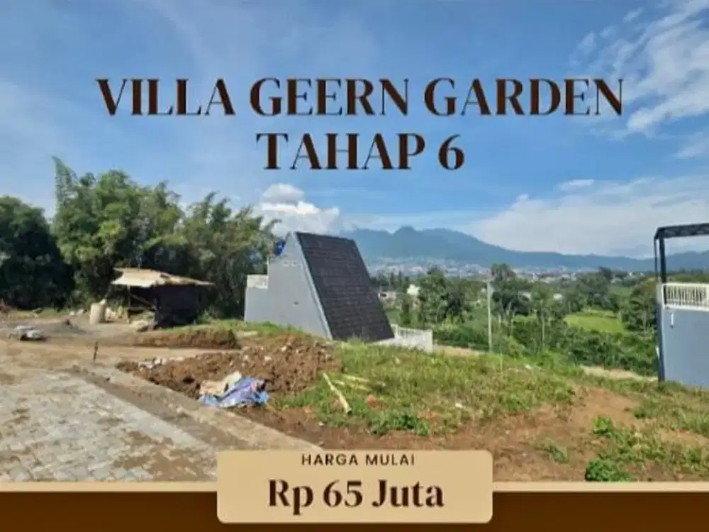 Tanah Kavling Termurah Perbatasan Kota Batu View Gunung 40 Jutaan