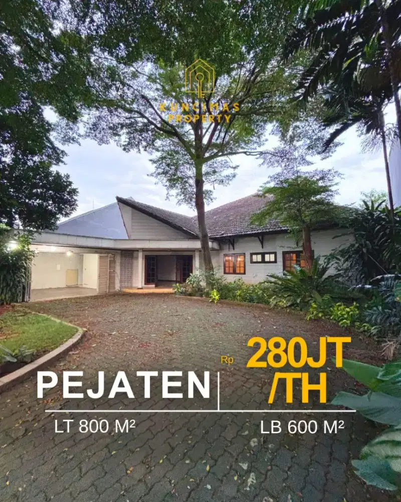Rumah asri dosewakan di Pejaten Barat