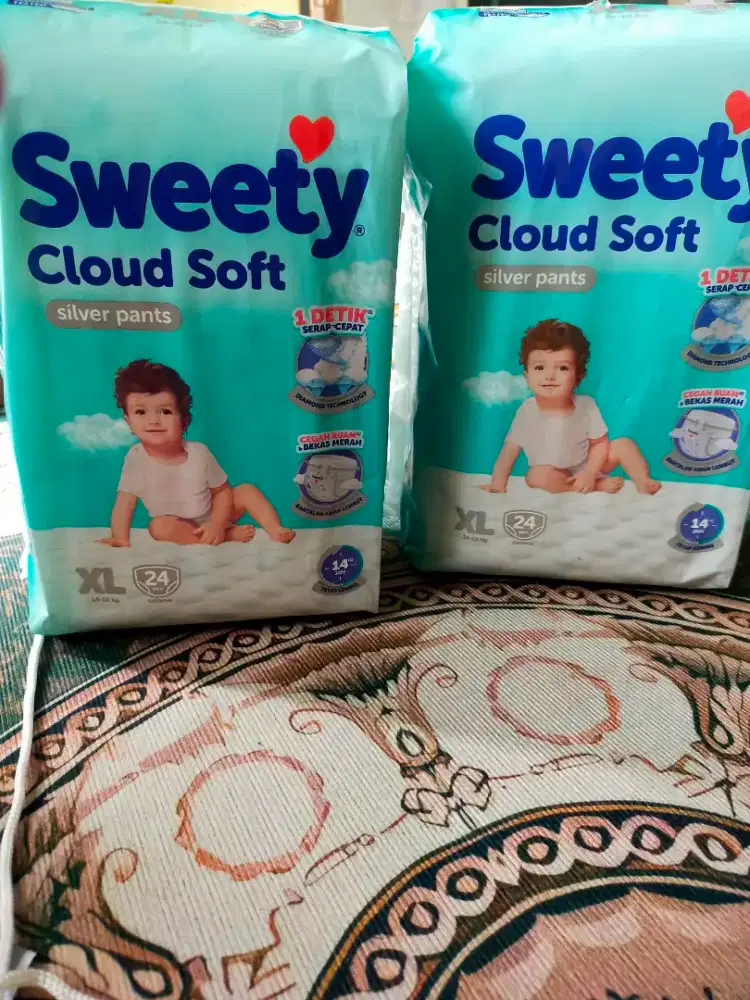 Jual Pampers merk sweety cloud soft