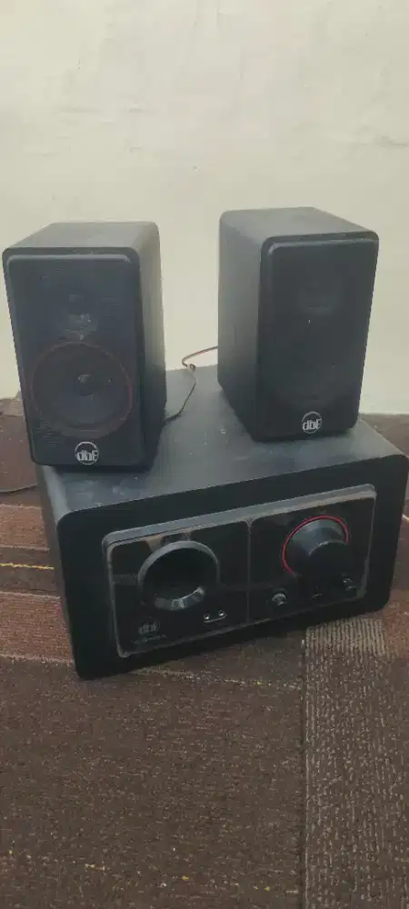 Spiker aktif DBE exotic subwoofer besar baass gleerr mantap segel