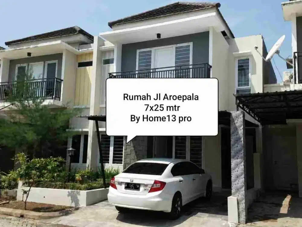 Rumah Jl Aroepala Dekat Royal spring 7x25 mtr poros jalan