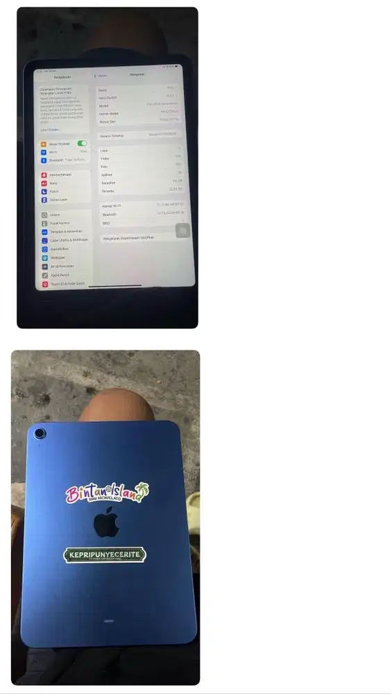 Ipad gen 10 seri ibox 64 gb batangan