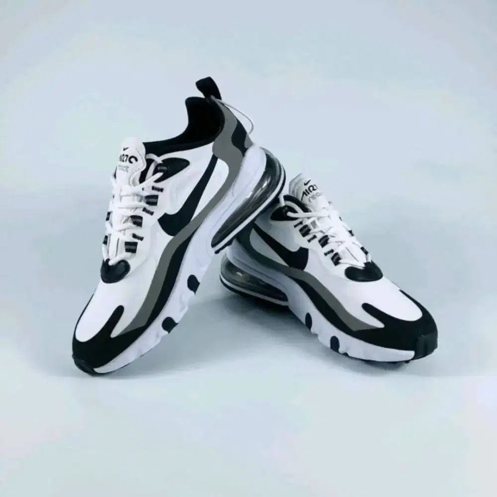 Nike Air Max 270 React Oreo White Black Grey
