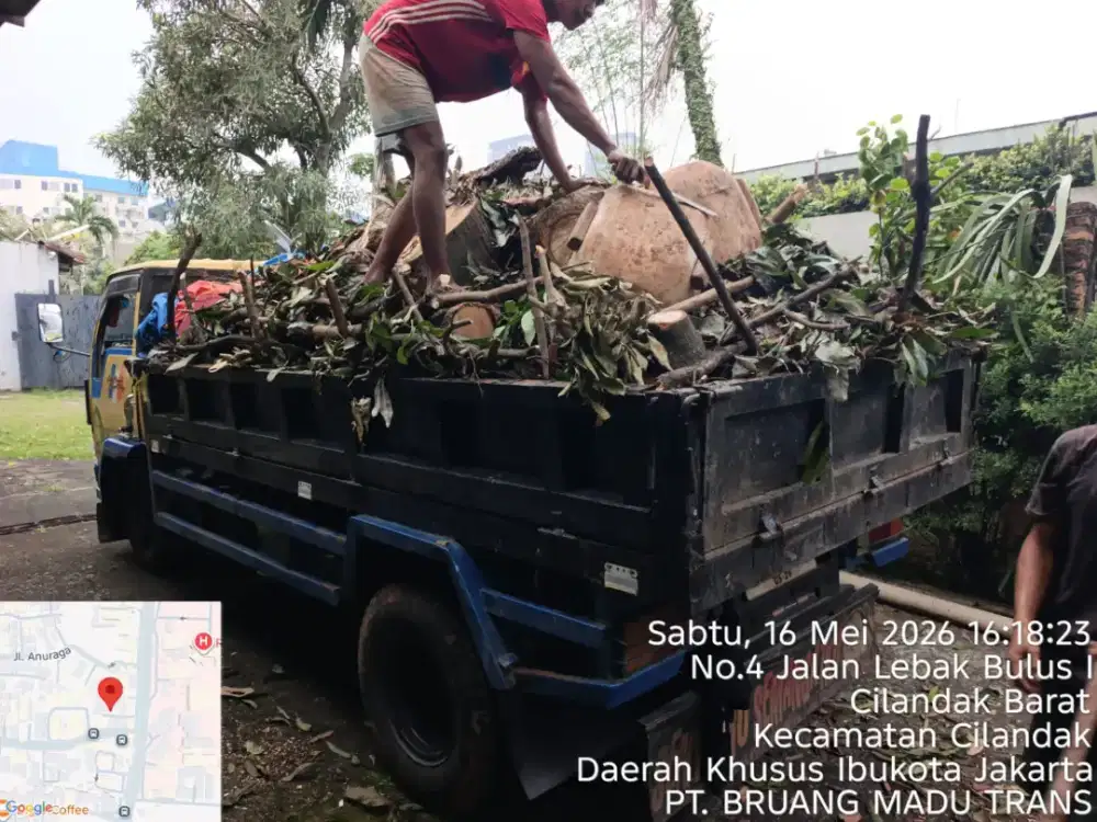 Jasa buang puing dan pengurugan