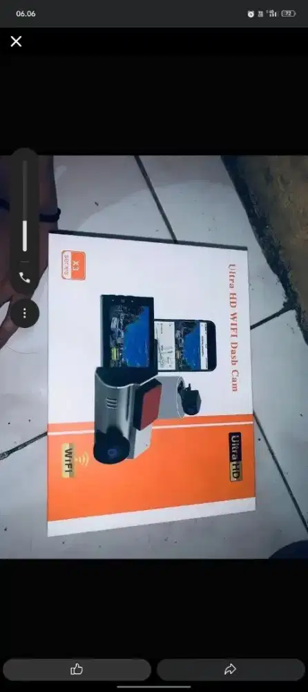 Dascam kamera lengkap belakang depan+ memori