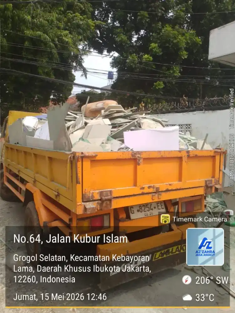 Jasa buang sampah proyek dan pengurugan puing tanah