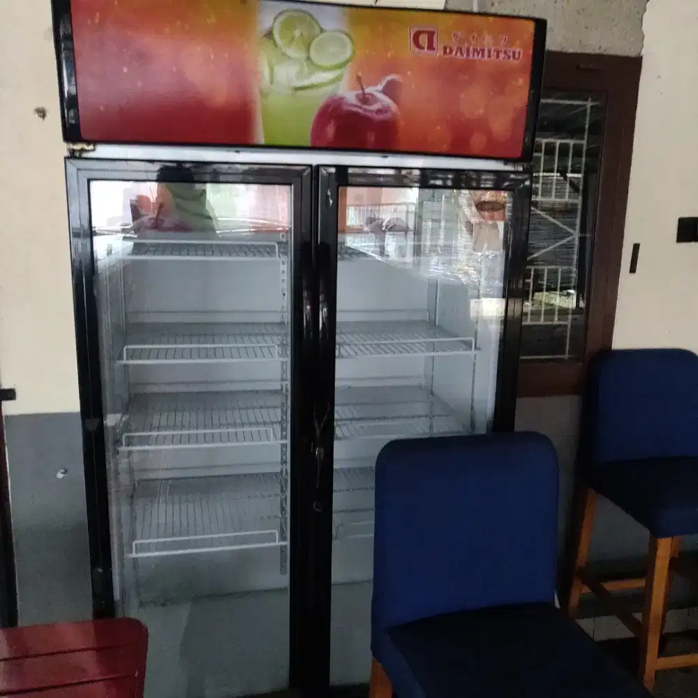 Kulkas display double pintu dijual