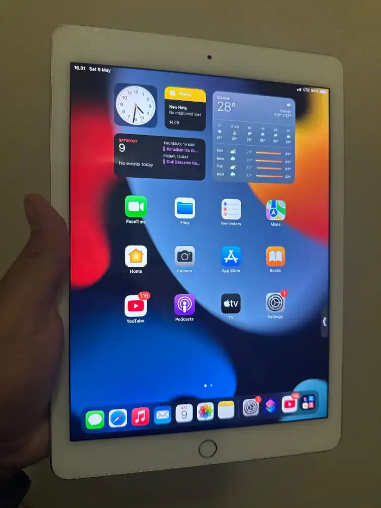 ipad pro 2016 bisa kartu Indost memory 128
