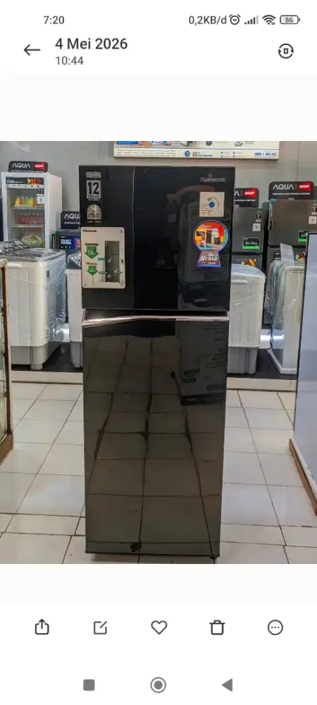 KULKAS 2 PINTU INVERTER PANASONIC BB221Q GARANSI 12 TAHUN