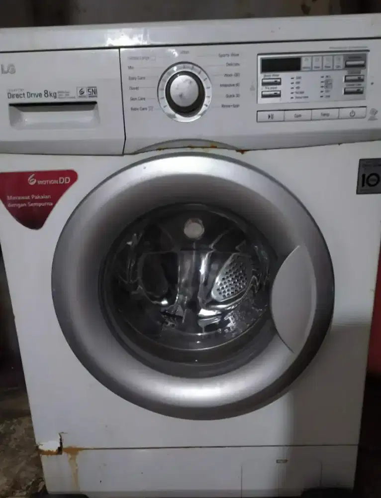 Mesin cuci LG RUSAK MATI TOTAL Front loading bukaan depan murah 8kg
