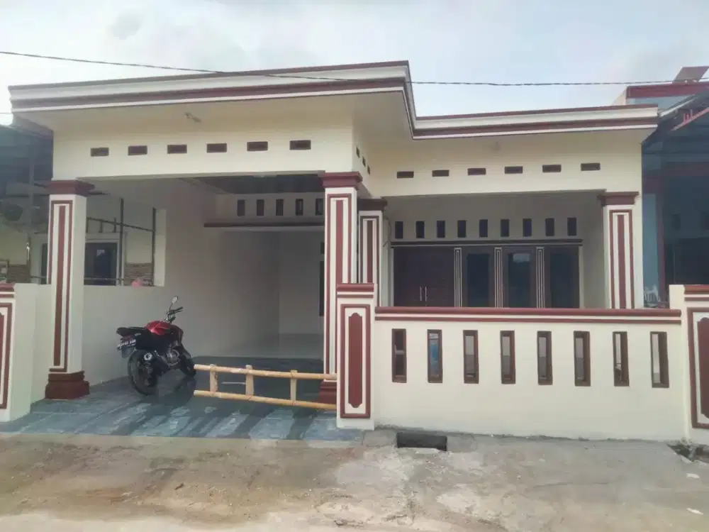 Dijual Ukuran 8x25M2 Bangunan 160M2 3kt 2km | Ruang Tamu Luas | Sidomulyo Medan Tuntungan