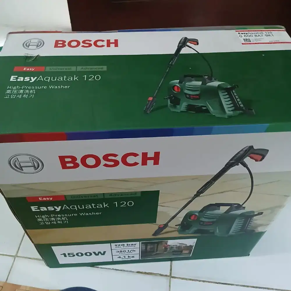 Jet cleaner High pressure washer BOSCH Aquatak 120