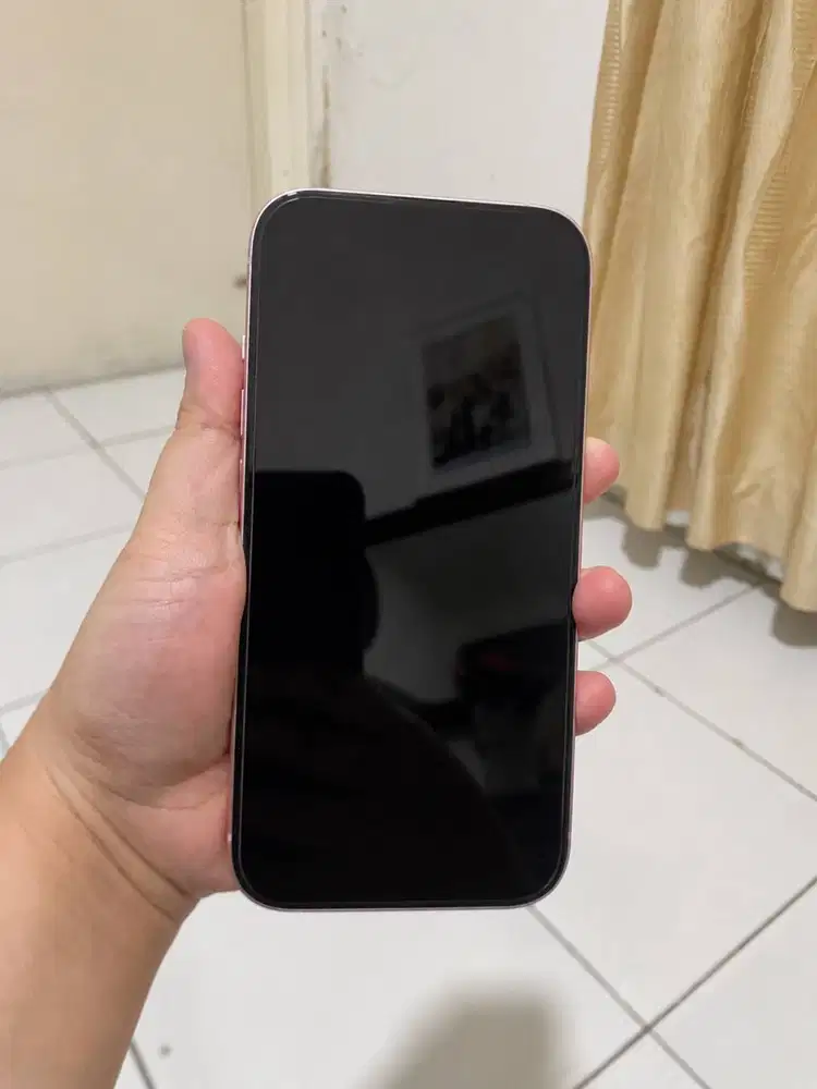 iPhone 15 128GB Pink Ori iBox Fullset Mulus iCloud Aman